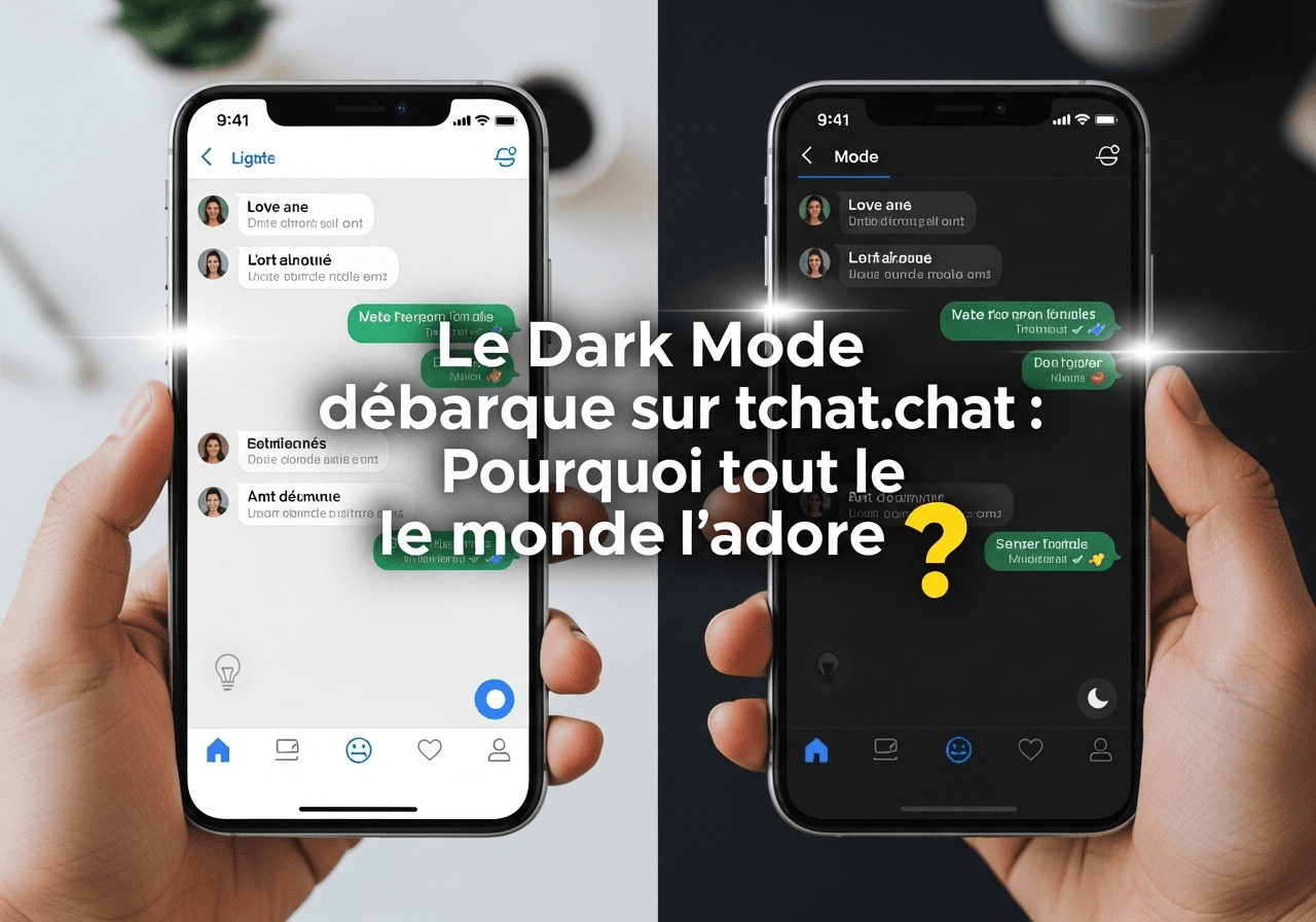 Le Dark Mode débarque sur tchat.chat : Pourquoi tout le monde l’adore ?