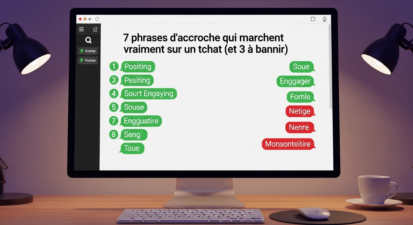 « 7 phrases d’accroche qui marchent vraiment sur un tchat (et 3 à bannir) »