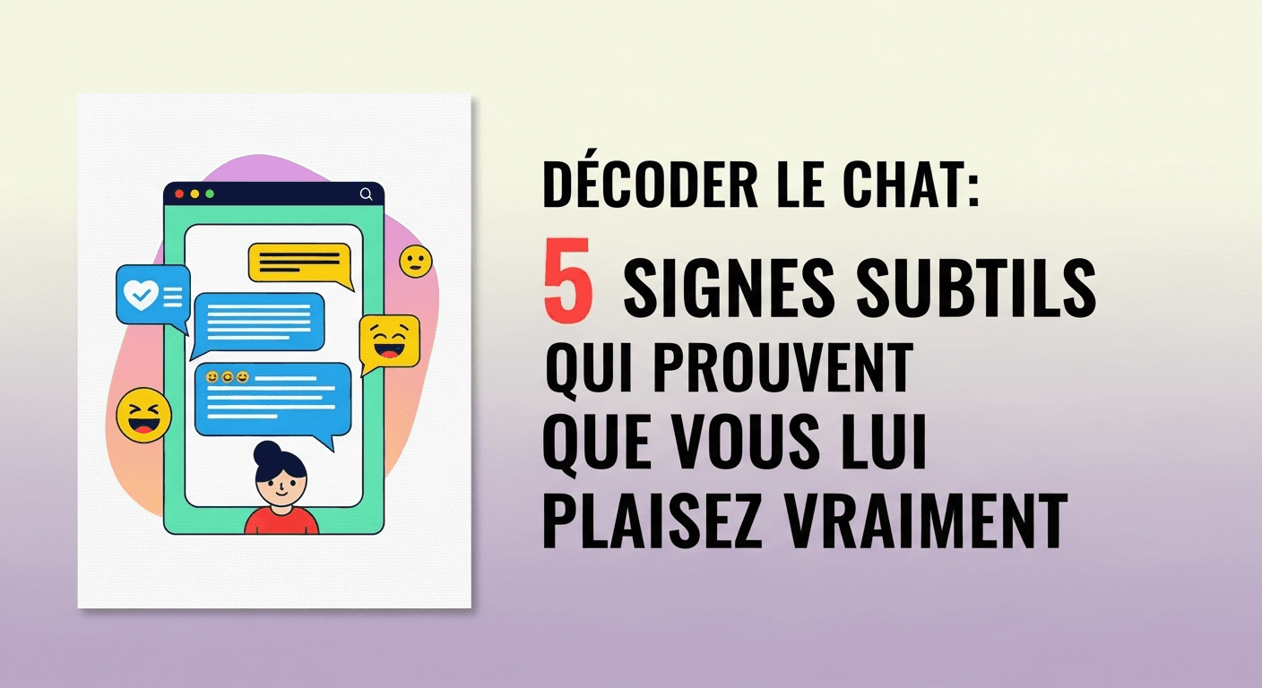 Décoder le Tchat : 5 Signes Subtils qui Prouvent que Vous Lui Plaisez Vraiment