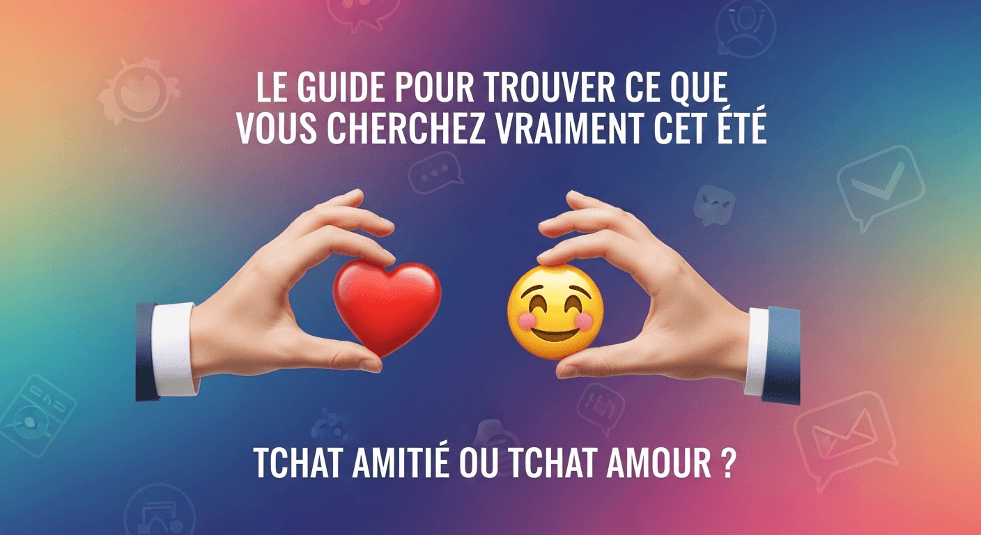 Tchat Amitié ou Tchat Amour ? Le Guide pour Trouver ce que Vous Cherchez Vraiment cet Été ☀️