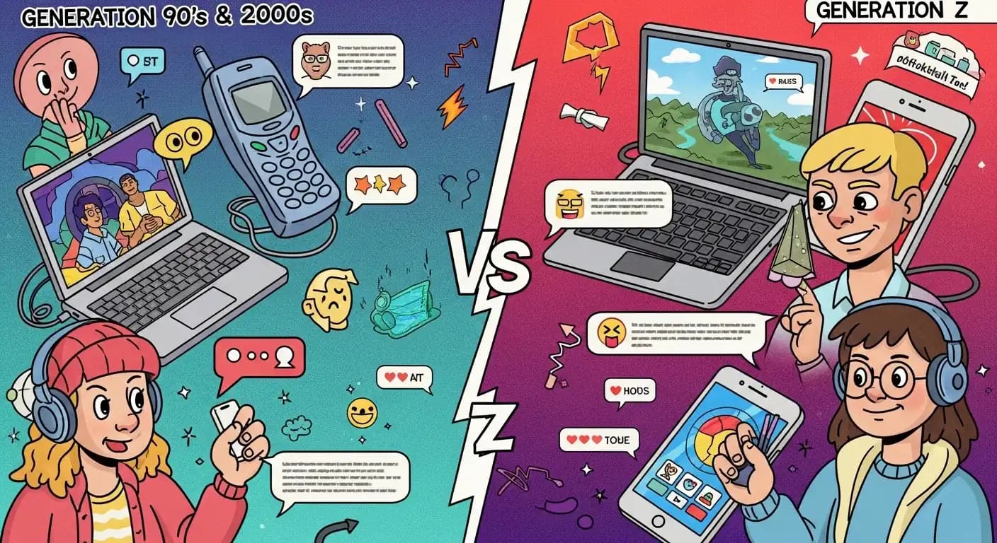 Génération 90/2000 vs Génération Z : Le Débat Ultime sur le Tchat 💥