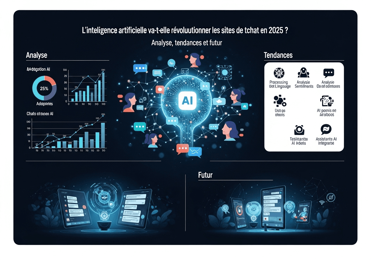 L’intelligence artificielle va-t-elle révolutionner les sites de tchat en 2025 ? Analyse, tendances et futur
