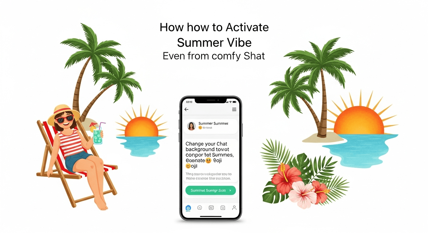 Comment Activer le "Summer Vibe" sur un Tchat (Même Depuis ton Canapé) 😎
