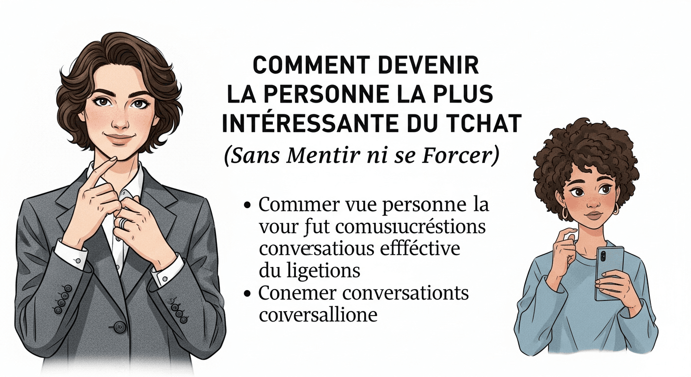 Comment Devenir la Personne la Plus Intéressante du Tchat (Sans Mentir ni se Forcer)