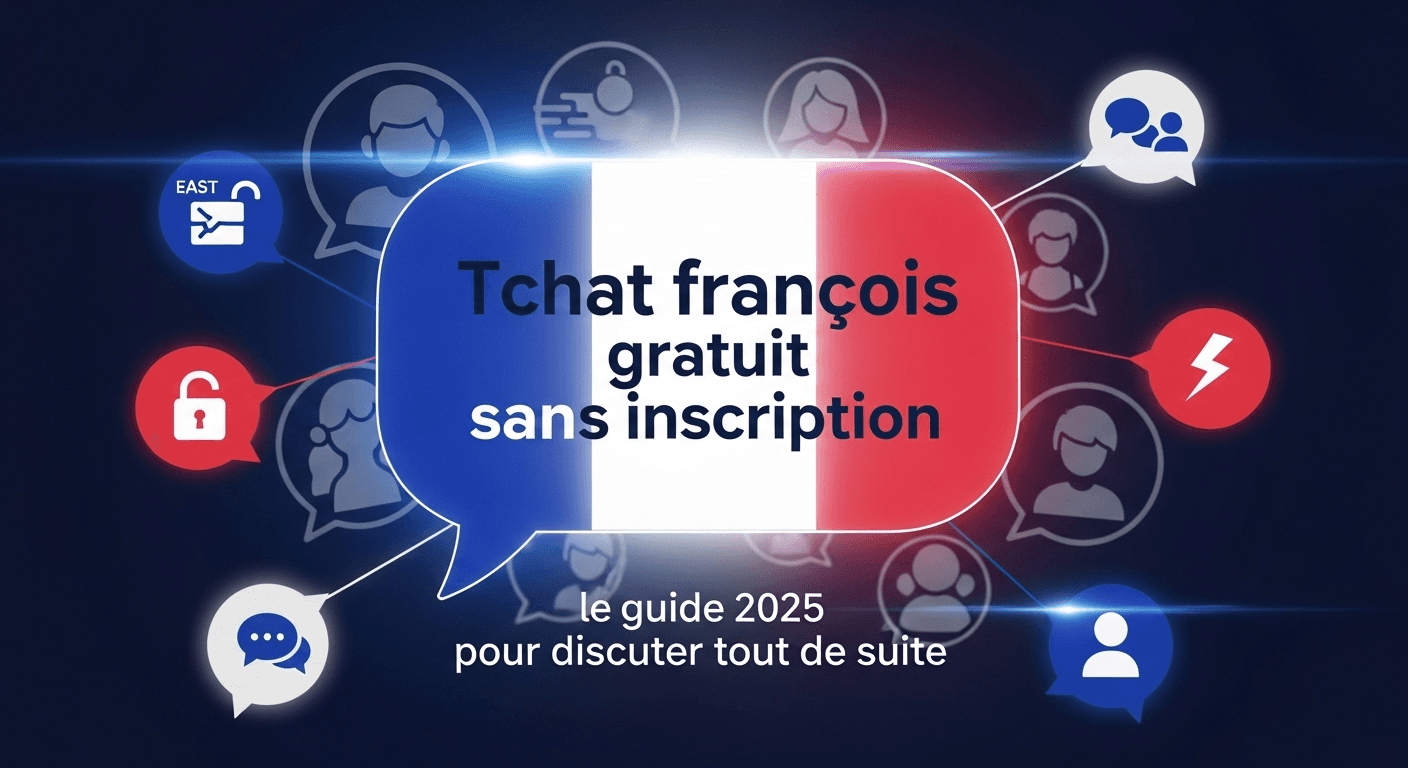 Tchat français gratuit sans inscription : le guide 2025 pour discuter tout de suite