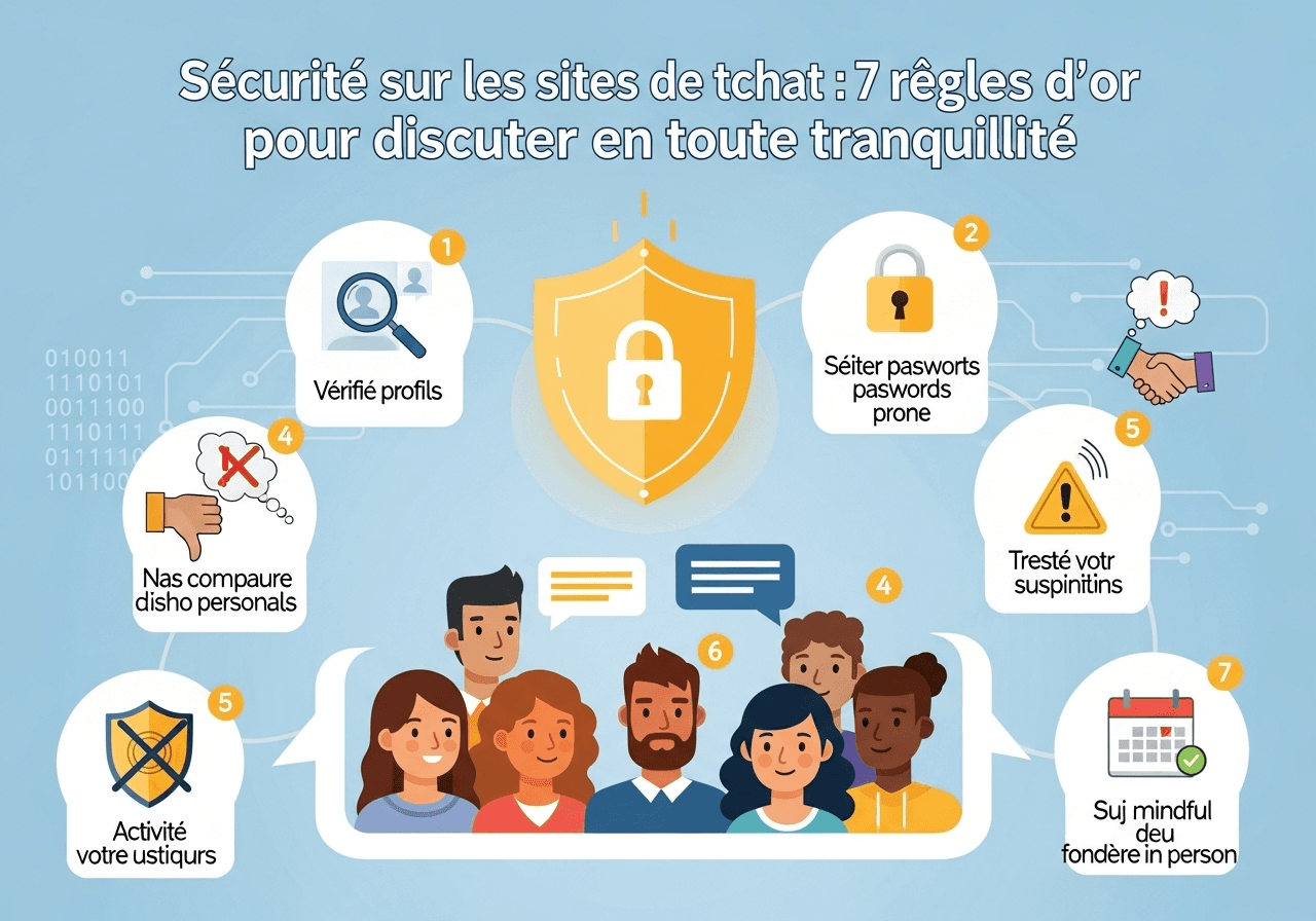 Sécurité sur les sites de tchat : 7 règles d’or pour discuter en toute tranquillité